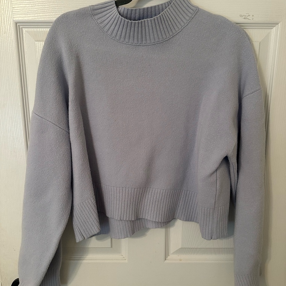 Zara Light Purple Turtleneck Sweater